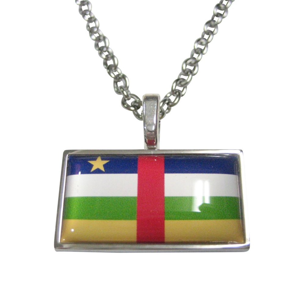 Central African Republic Flag Necklace